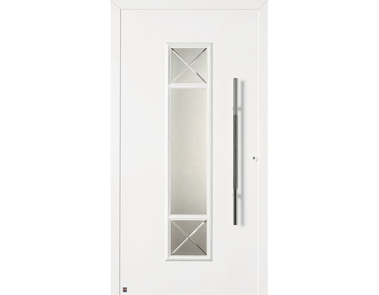 Hörmann Aluminium  Haustür ThermoSafe Motiv 694 nach Maß inkl. Drücker/Stoßgriff