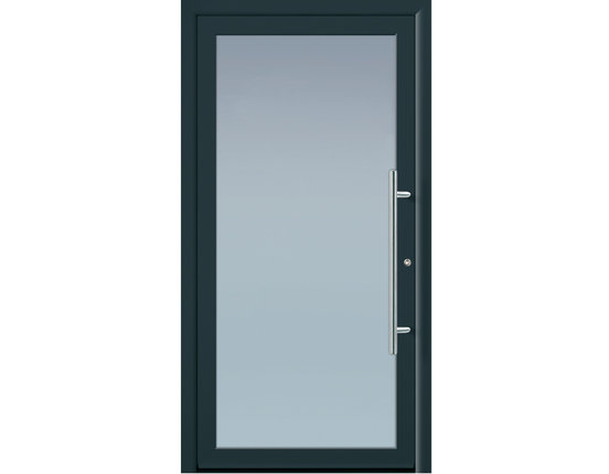 Groke Aluminium Haustür Express 20 Glas-/Farbauswahl Profil gerundet