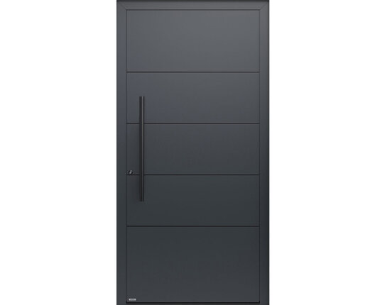 kuporta Alu-Haustür Modell Primo 2 anthrazit/weiß flächenbündig inkl. Griff-Set