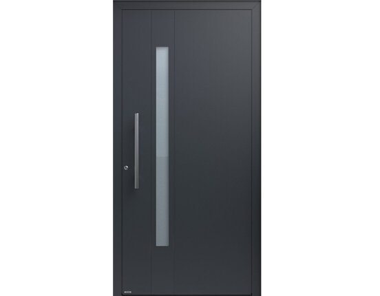 kuporta Alu-Haustür Modell Primo 3 anthrazit/weiß flächenbündig inkl. Griff-Set