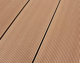 WPC Terrassendielen smart 21 x 146 mm L: 4 m nature brown Hohlkammer Profil