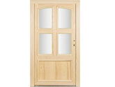 Haustür Element Holz Fichte roh Modell Ziegenhain 5fach-Verriegelung div. Maße