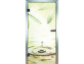 Piktura Ganzglastür mit Farbdruck Modell 9022 ESG 8 mm