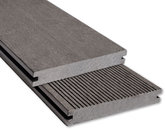 WPC Terrassendielen Massivdielen 20 x 140 mm L: 5.00 m stone grey