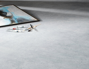 Korkboden Steinoptik Beton